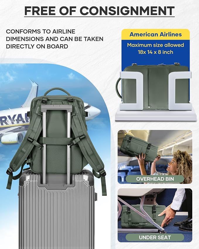 Vacuum Backpack Travel With Pump, Mochila De Viaje Compresion Al Vacio - Image 8