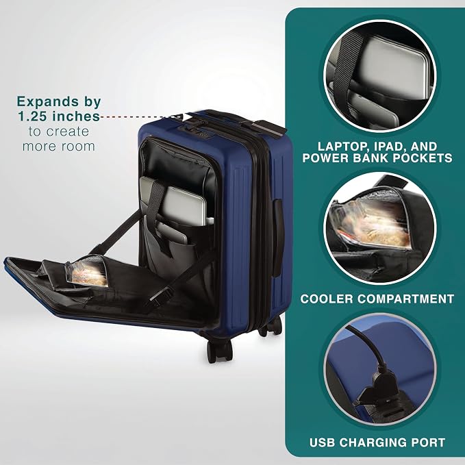 Luggage Sets 3 Piece, 22 Inch Carry on Luggage and 24 Inch Suitcases - Image 4