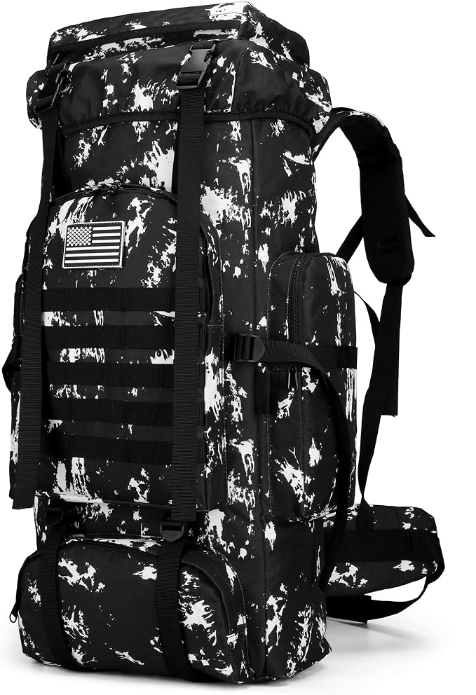 King'sGuard 70L Camping Hiking Backpack Tactical Backpack Military Molle by King%27sGuard