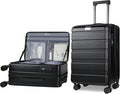 KROSER Carry On Luggage with Spinner Wheels & Built-in TSA Lock, Expandable Top by KROSER
