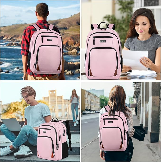 Pink Backpack for School, School BackPack for Teens, Boys and Girls, - Image 7