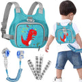 Toddler Harness Leash + Anti Lost Wrist Link, Accmor Dinosaur Baby Harnesses by Accmor