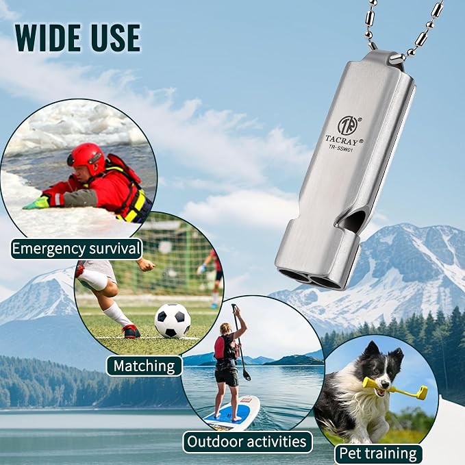 TACRAY Emergency Whistles Lifeguard Safety Whistle - Image 6