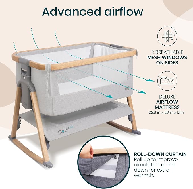 CoZee® Air Baby Bassinet & Bedside Sleeper - Image 5