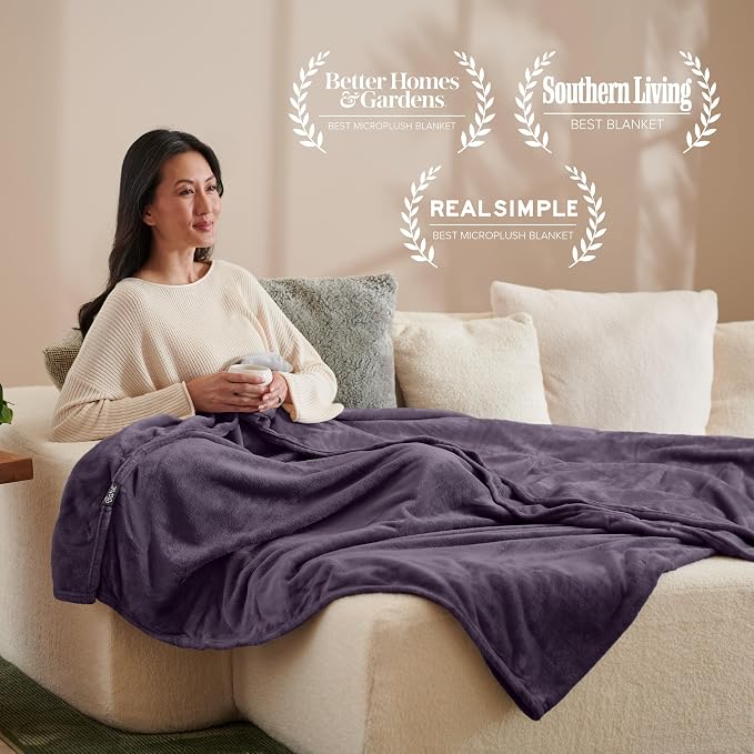 Bare Home Fleece Blanket - Image 5