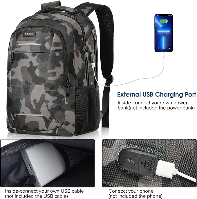 Backpack for Men Women, School Backpacks for Teen Boys, Business Anti Theft - Image 3