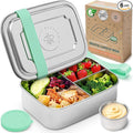 Everusely - Bento Box - Green, 37oz / 1.1 L - Stainless Steel Lunch Box - 3 by Everusely