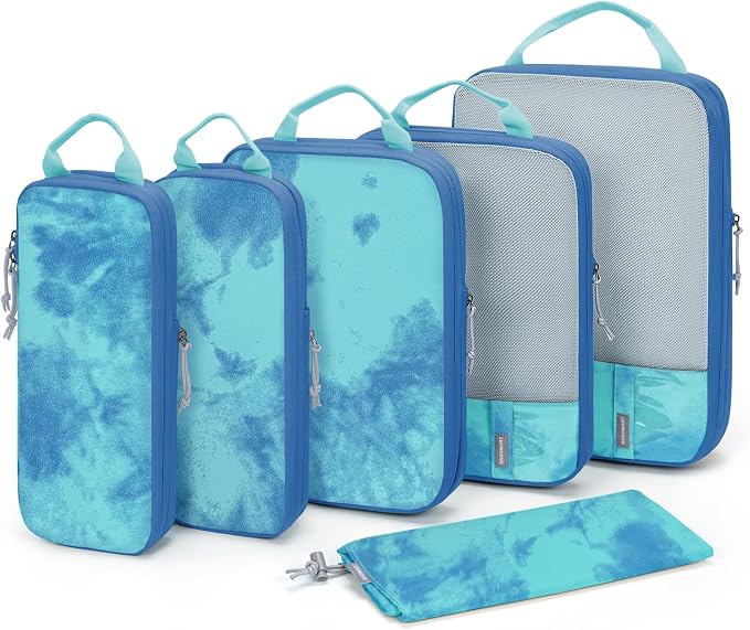 BAGSMART 6 Set Compression Packing Cubes by BAGSMART