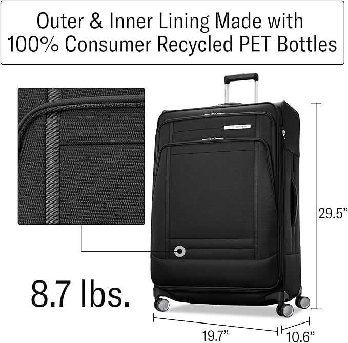 Samsonite UpLIFT Lightweight Large Checked Softside Luggage - Image 4