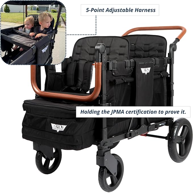 Keenz VYOO Stroller Wagon with Canopy - Image 8