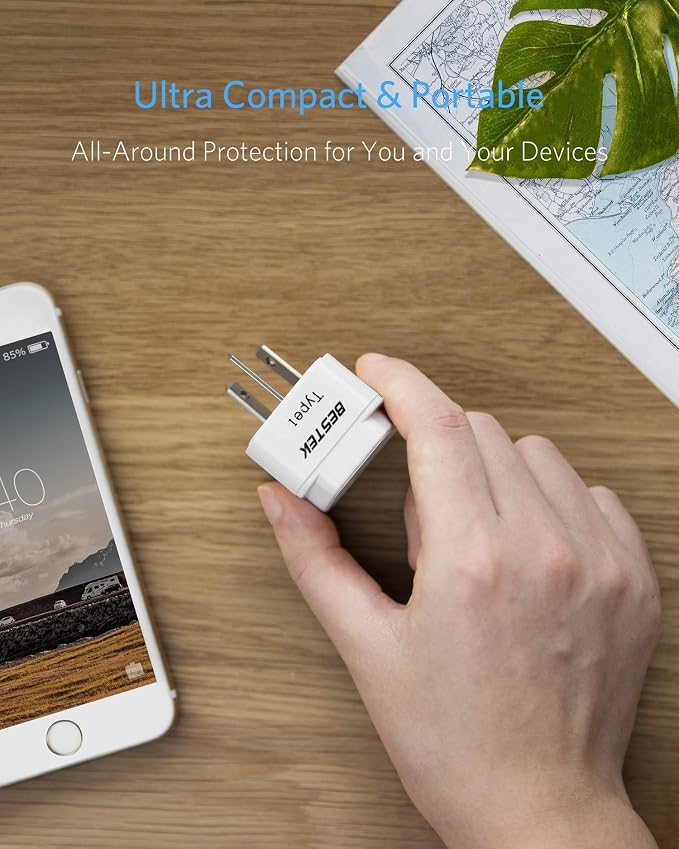 BESTEK Worldwide Travel Plug Adapter Set, Grounded Universal Power Plug Adapter - Image 3