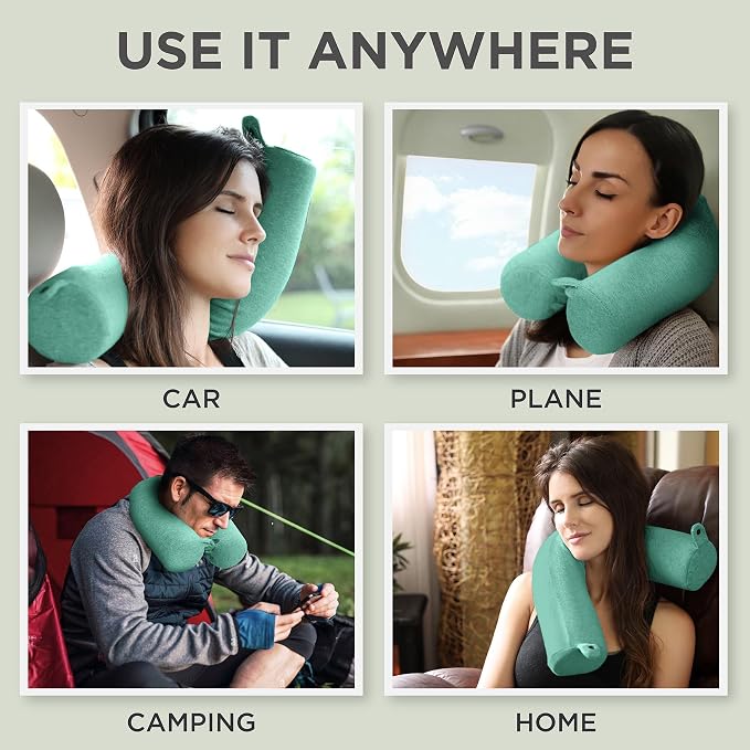 Dot&Dot Twist Memory Foam Travel Pillow - Image 4