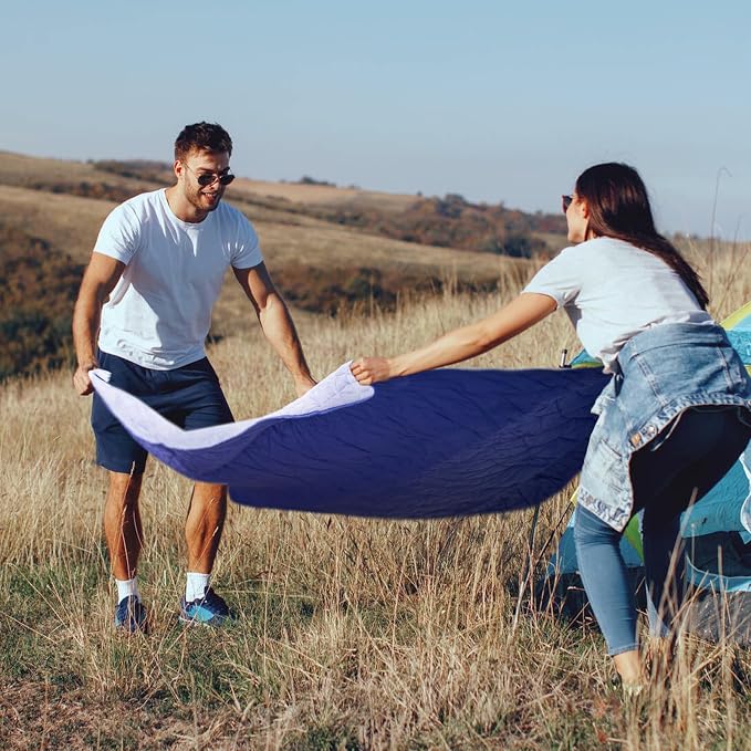 Outdoor Waterproof Blanket, Foldable Fleece Stadium Blanket - Image 6