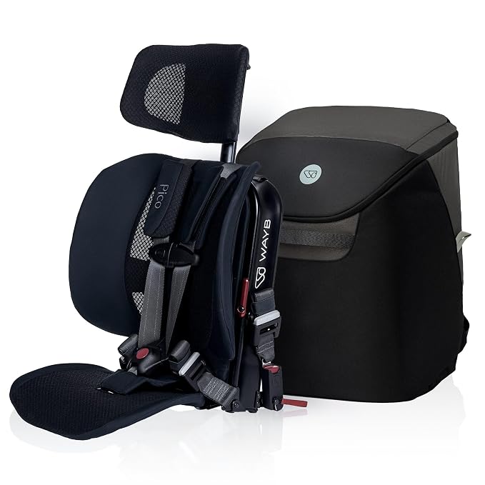 WAYB Pico Travel Car Seat with Premium Carrying Bag- Lightweight, Foldable by WAYB