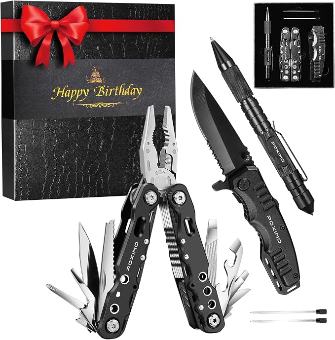 Birthday Gifts, Stocking stuffers Multit-tools Set by POXIMOATools