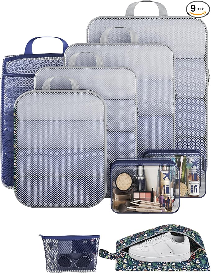 Veken 9/11 Set Compression Packing Cubes by Veken