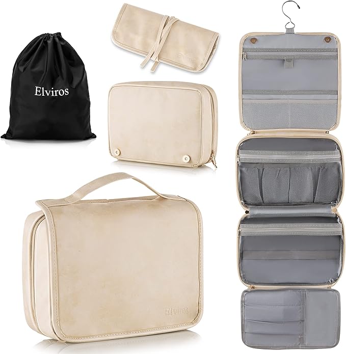 Elviros Hanging Travel Toiletry Bag by Elviros