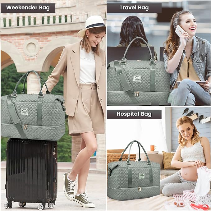 LOVEVOOK Travel Duffle Bag, Weekender Bags - Image 6