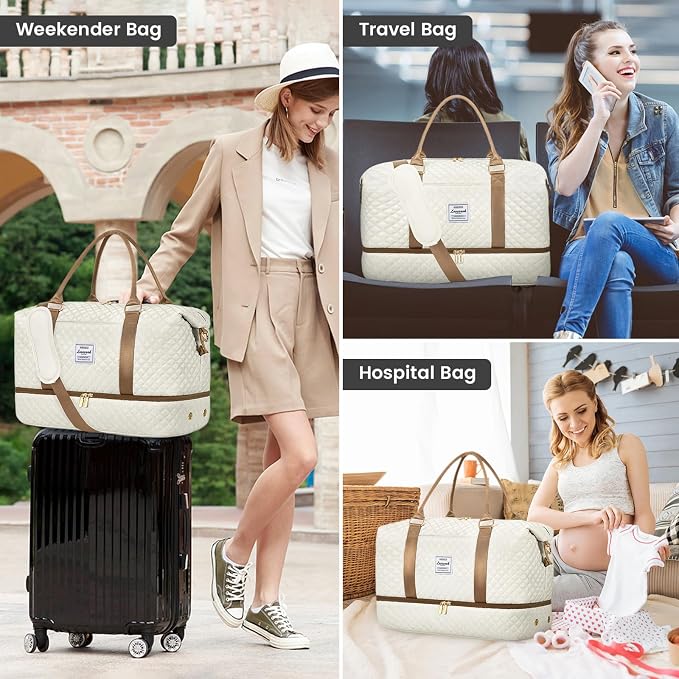 LOVEVOOK Travel Duffle Bag, Weekender Bags - Image 6