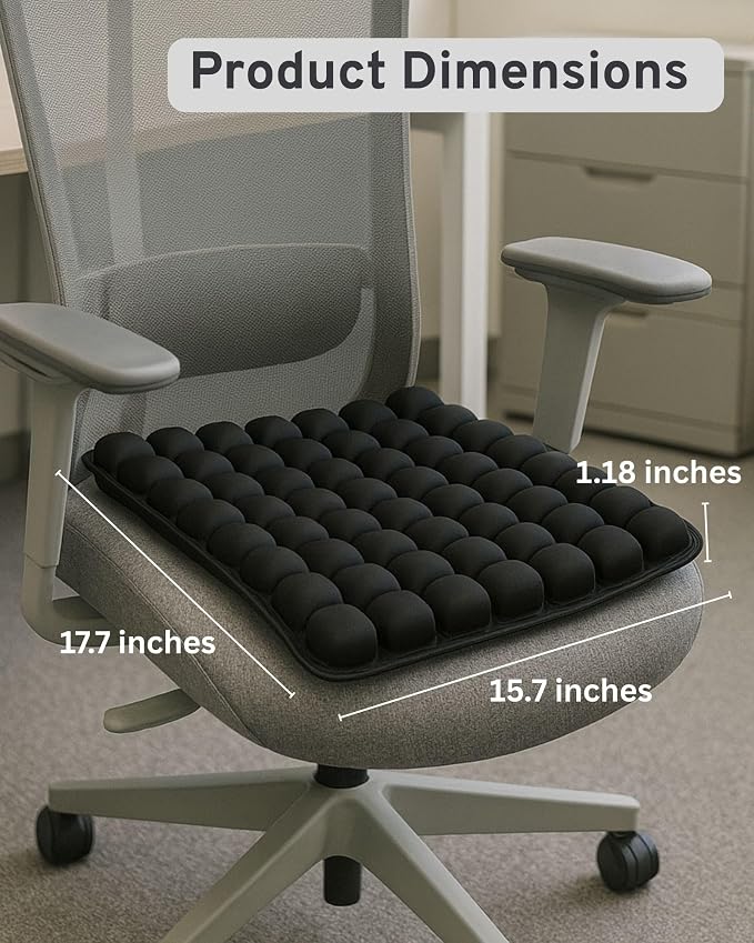56 Air Cells Travel Cushion, 3D Inflatable Seat - Image 3