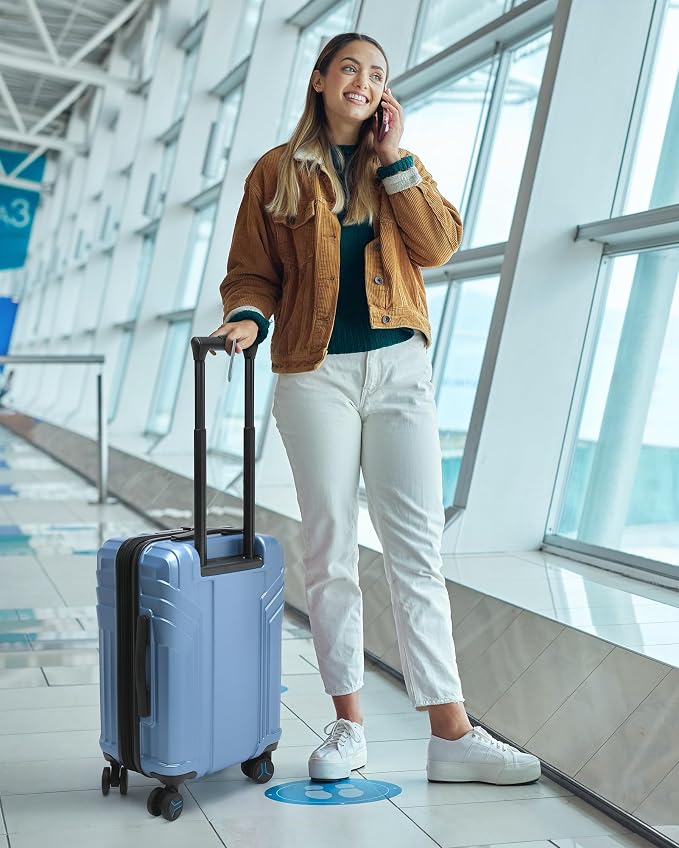 BAGSMART Expandable Carry On Luggage 22x14x9 Airline Approved, 1OO% PC - Image 9
