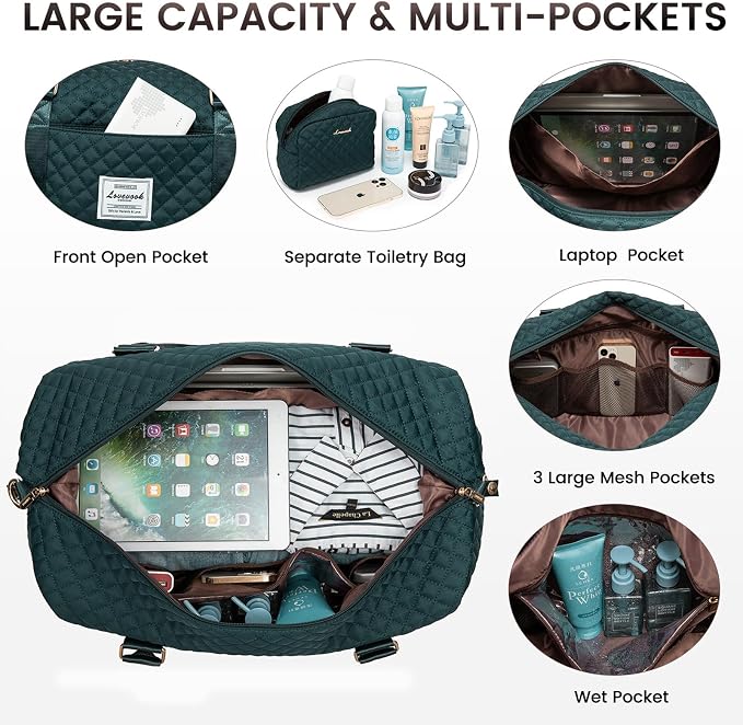 LOVEVOOK Travel Duffle Bag, Weekender Bags - Image 3