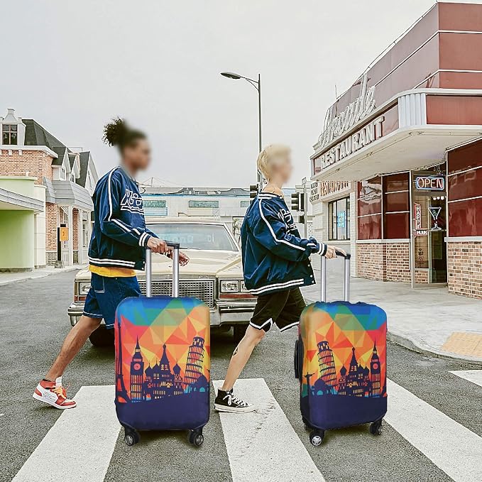 Explore Land Travel Luggage Cover Suitcase Protector Fits 27-30 Inch Case - Image 7