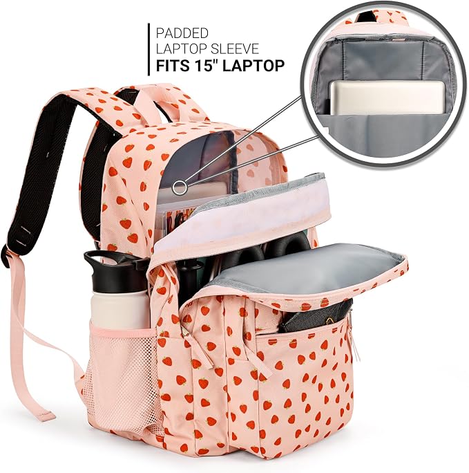 ZORFIN 26L Backpack for College, and Travel: Water Resistant Bookbag - Image 4