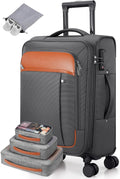 UKEIN Expandable Carry On Luggage 22x14x9 Airline Approved, 20Inch Softside by UKEIN