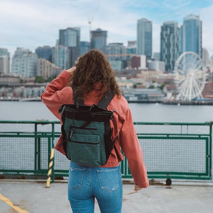 Sherpani Soleil, Anti Theft Convertible Backpack, 3 in 1 Tote Bag, Crossbody Bag - Image 2