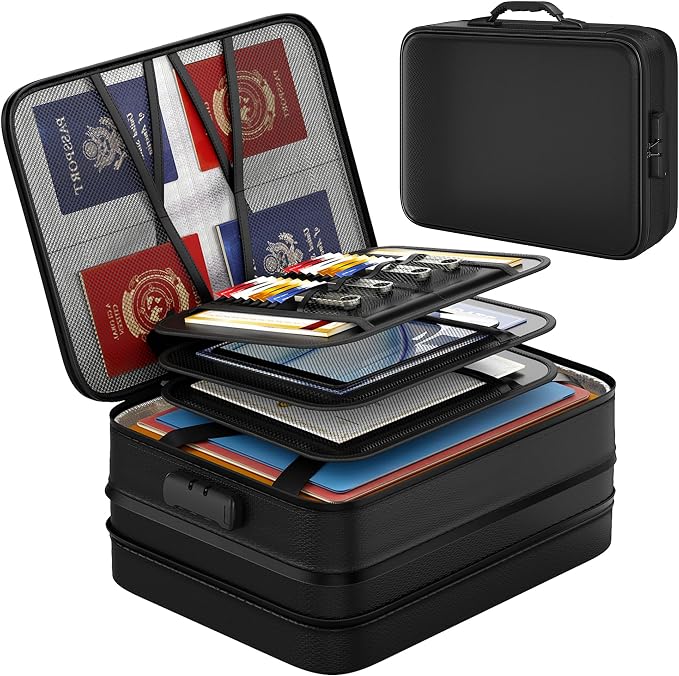 Nacial 5200℉ Fireproof Document Box by NacialPromise-Consumersfirstalways