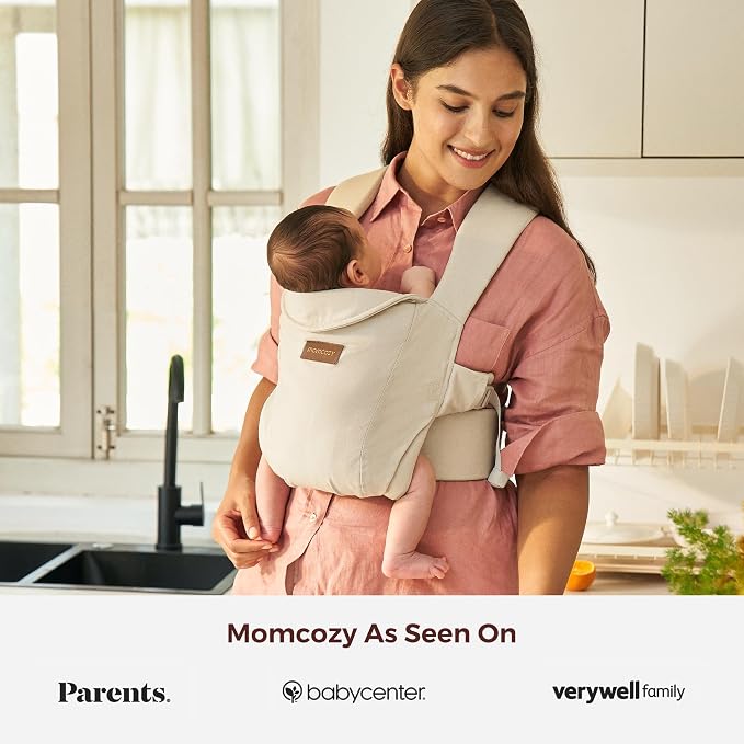 Momcozy Newborn Carrier WeeSnug- Lightweight and Cozy Comfort - Image 6