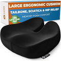 5 STARS UNITED Seat Cushion for Tailbone Pain Relief – Large Memory Foam by 5STARSUNITED