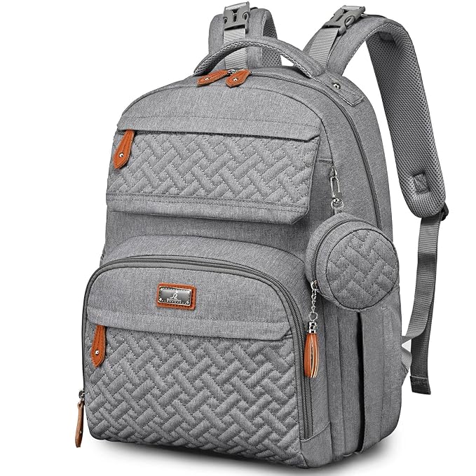BabbleRoo Diaper Bag Backpack, Travel Backpack by BabbleRoo