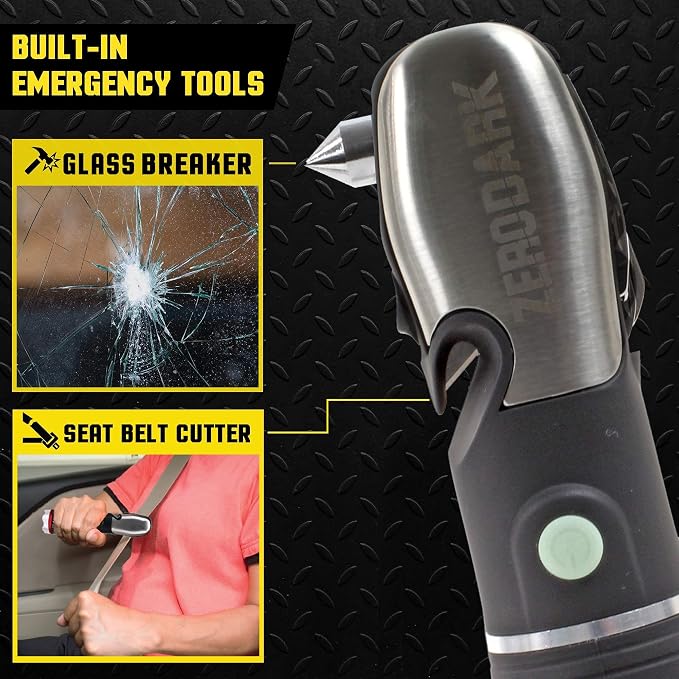 ZeroDark Pocket Knife Flashlight Multitool Emergency Car Kit - Image 3