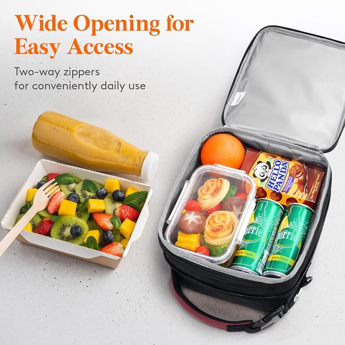 Lifewit Insulated Lunch Box for Men, Expandable Cooler Bag, Freezable Lunch Bag - Image 7