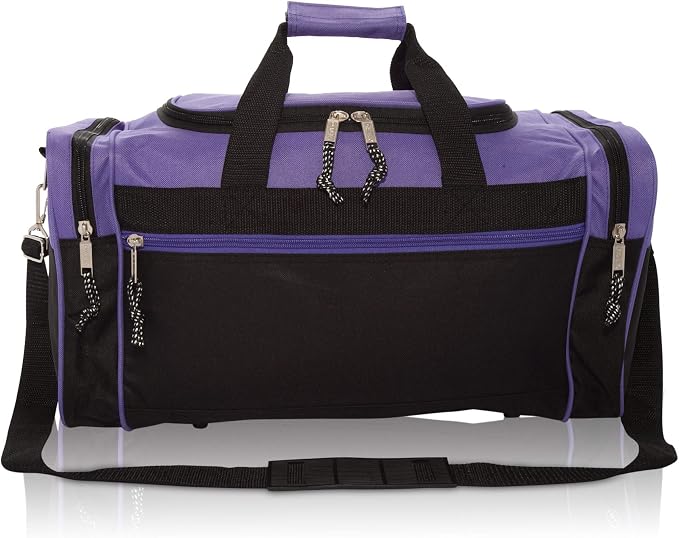 DALIX 21" Blank Sports Duffle Bag Gym Bag Travel Duffel - Image 2