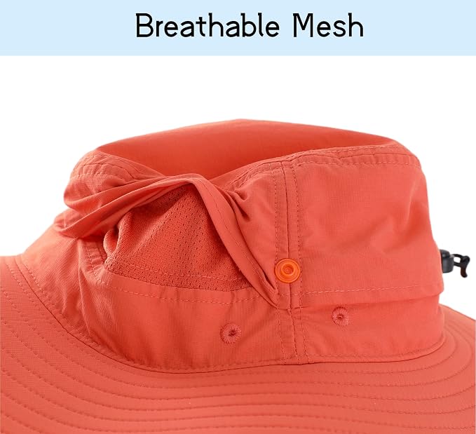 Connectyle Sun Hat for Men Women Outdoor UV Protection Safari Hat for Fishing - Image 5