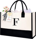BAGAIL Initial Tote Bag, Personalized Birthday Gifts by BAGAIL