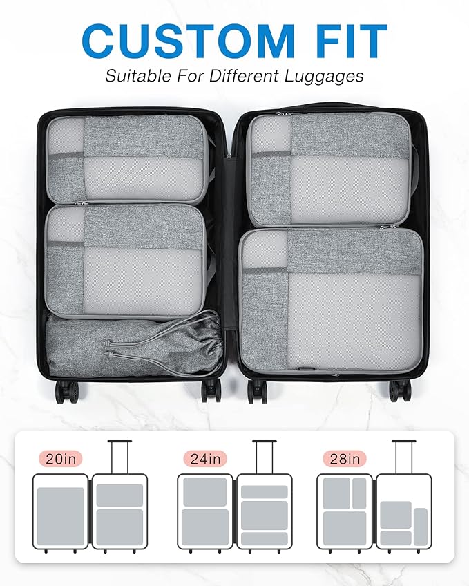 BAGSMART Compression Packing Cubes - Image 3