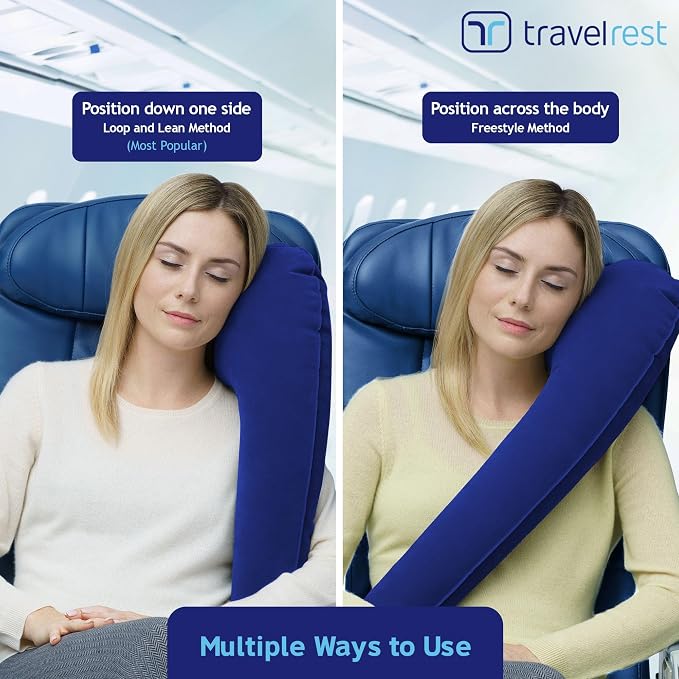 TRAVELREST Ultimate Inflatable Travel Neck & Body Pillow - Image 6