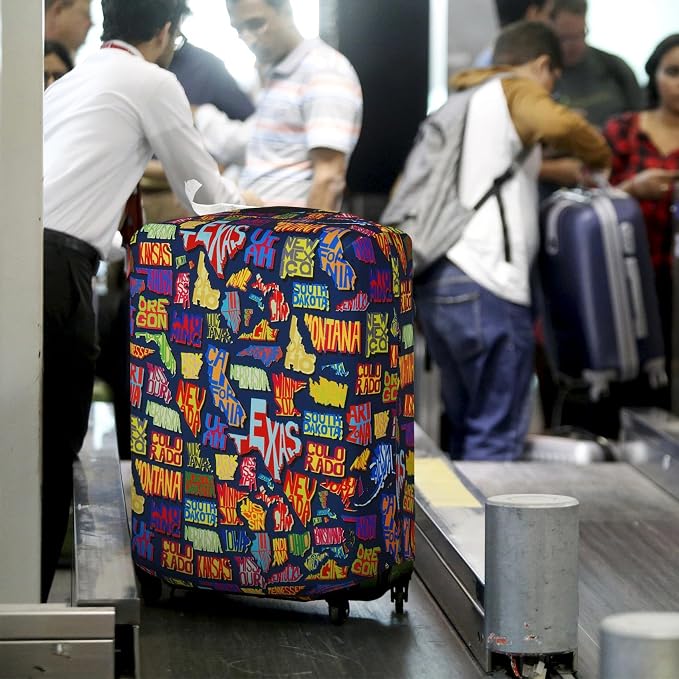 Explore Land Travel Luggage Cover Suitcase Protector Fits 23-26 Inch Case - Image 7
