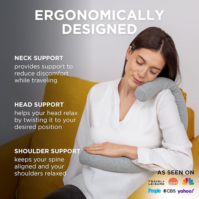 Dot&Dot Twist Memory Foam Travel Pillow - Image 3
