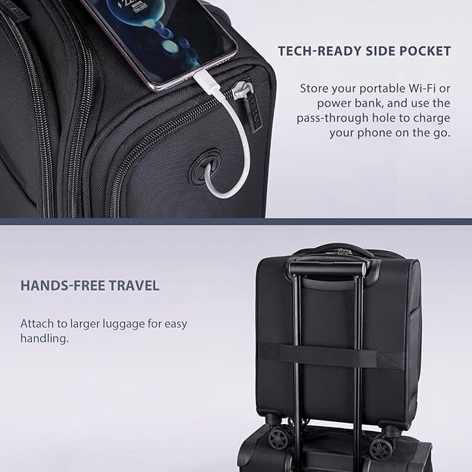 Verage Underseat Carry On Luggage - Image 6