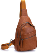 Alldaily Large Sling Bag for Women Crossbody Purse Leather Fashionable Trendy by Alldaily