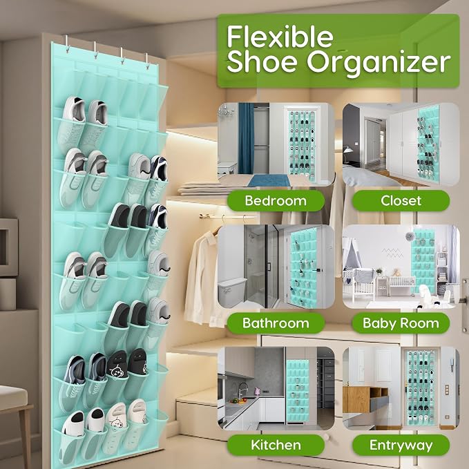 Unjumbly Over the Door Shoe Organizer - Image 3