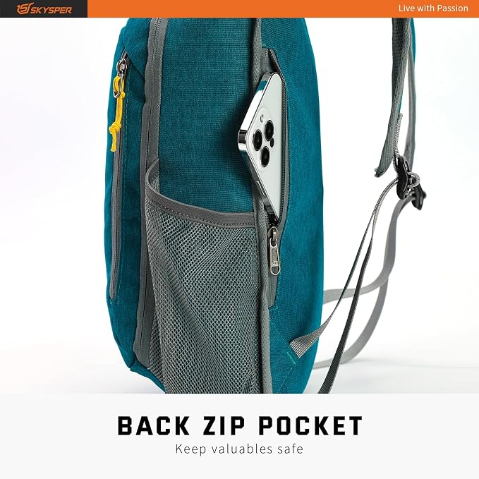 SKYSPER Small Daypack 10L Hiking Backpack Packable Lightweight Travel Day Pack - Image 8