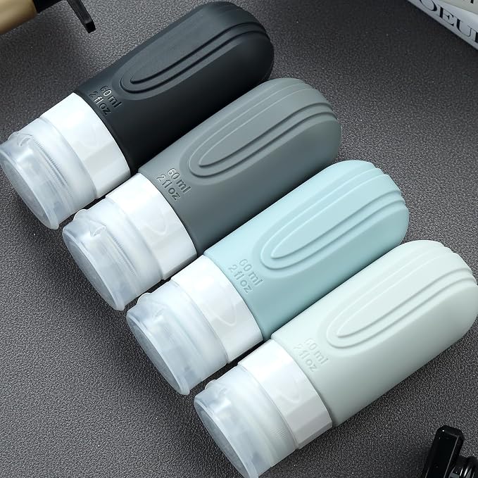 Travel Bottles for Toiletries, Tsa Approved 2oz Travel size Bottles, BPA Free - Image 8