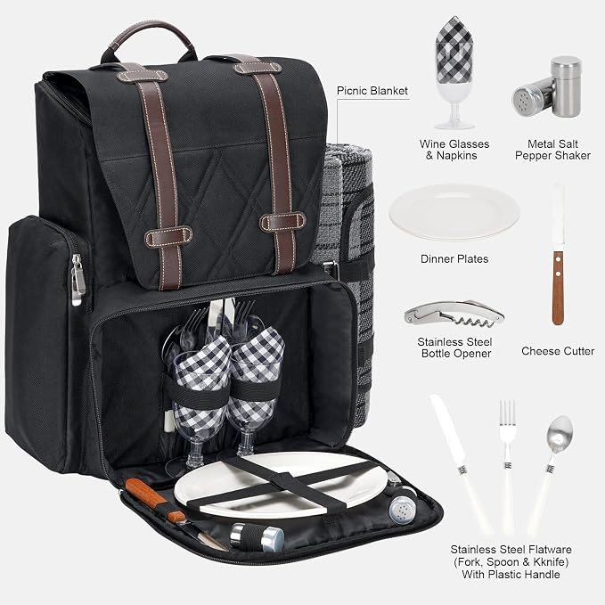 Picnic Backpack for 2 Person - Image 4