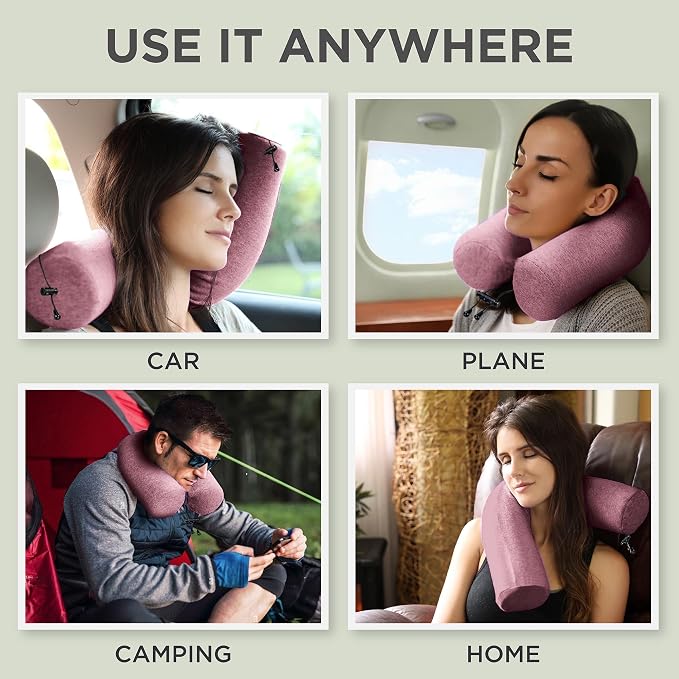 Dot&Dot Twist Memory Foam Travel Pillow - Image 5